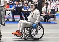 車椅子空手でも活躍中