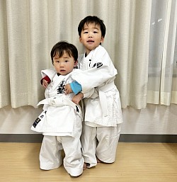 小さな子も頑張っています